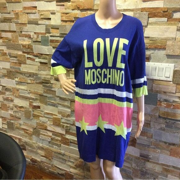 LOVE MOSCHINO Knit Mini Dress - Picture 1 of 6